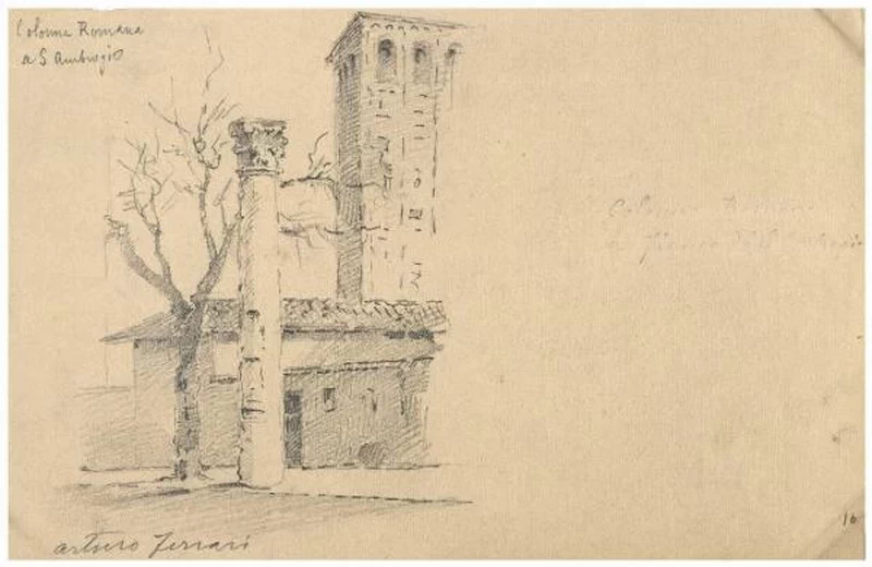 Colonna Romana a Sant'Ambrogio - Palazzo Morando Costume Moda Immagine, Milano